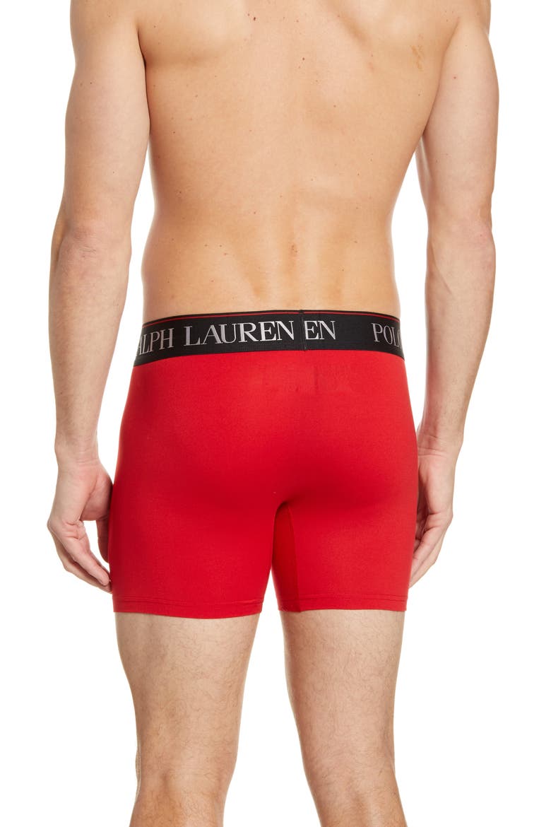 4D 3-Pack Boxer Briefs, Alternate, color, CHARCOAL/ RED/ BLACK