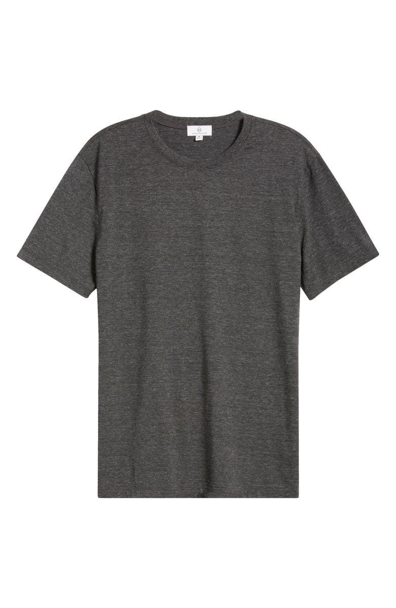AG Bryce Heathered Crewneck T-Shirt, Alternate, color, Heather Charcoal