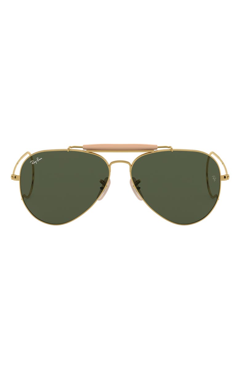 Ray-Ban New Classic Aviator 59mm Sunglasses, Main, color, 