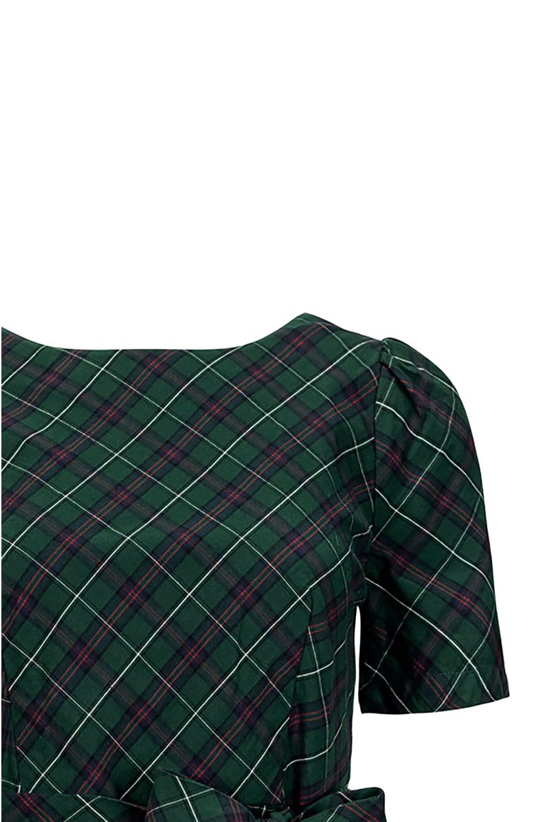 Hope & Henry Women's Organic Short Sleeve Holiday Dress, Alternate, color, 