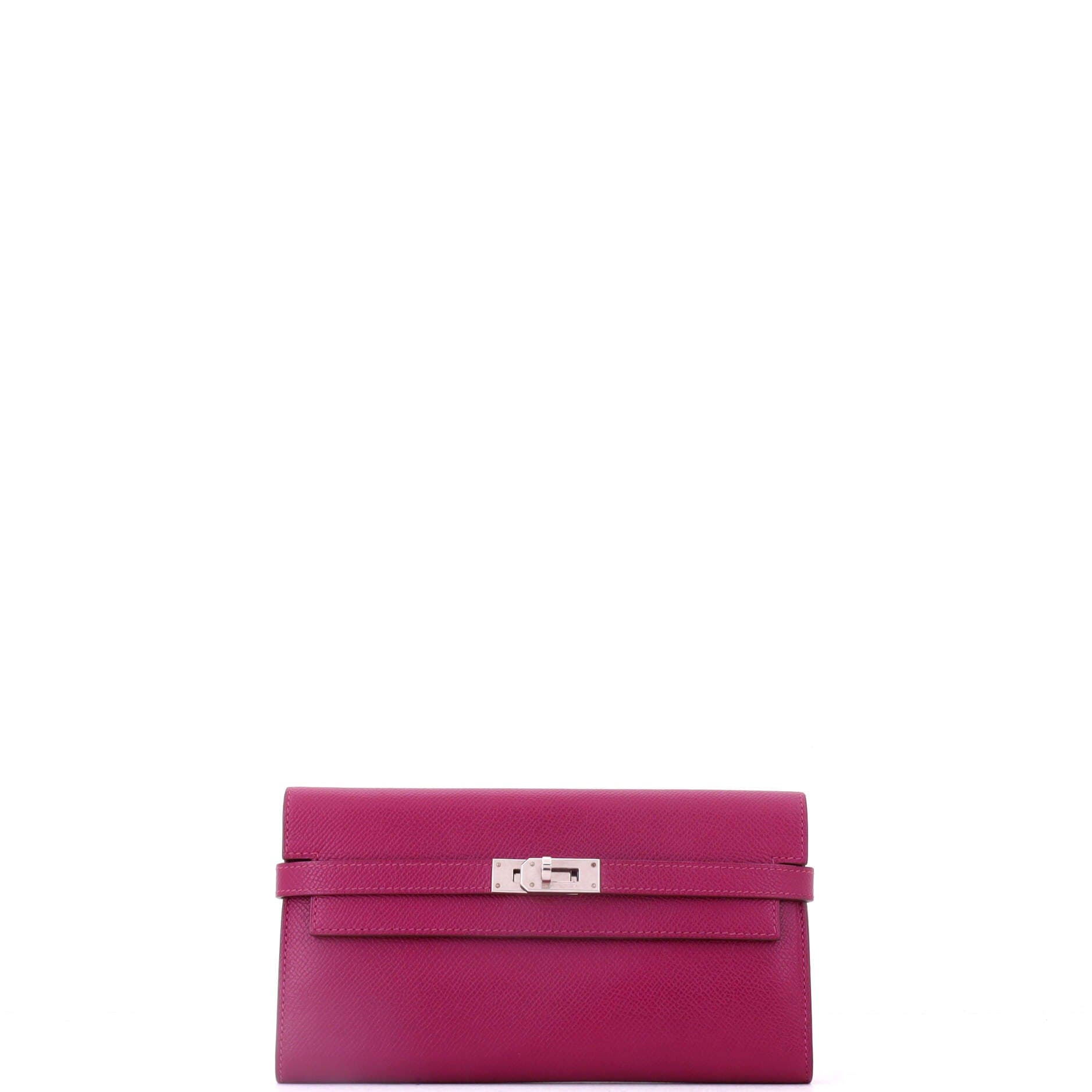 Kelly Wallet Epsom Long, Main, color, Pink
