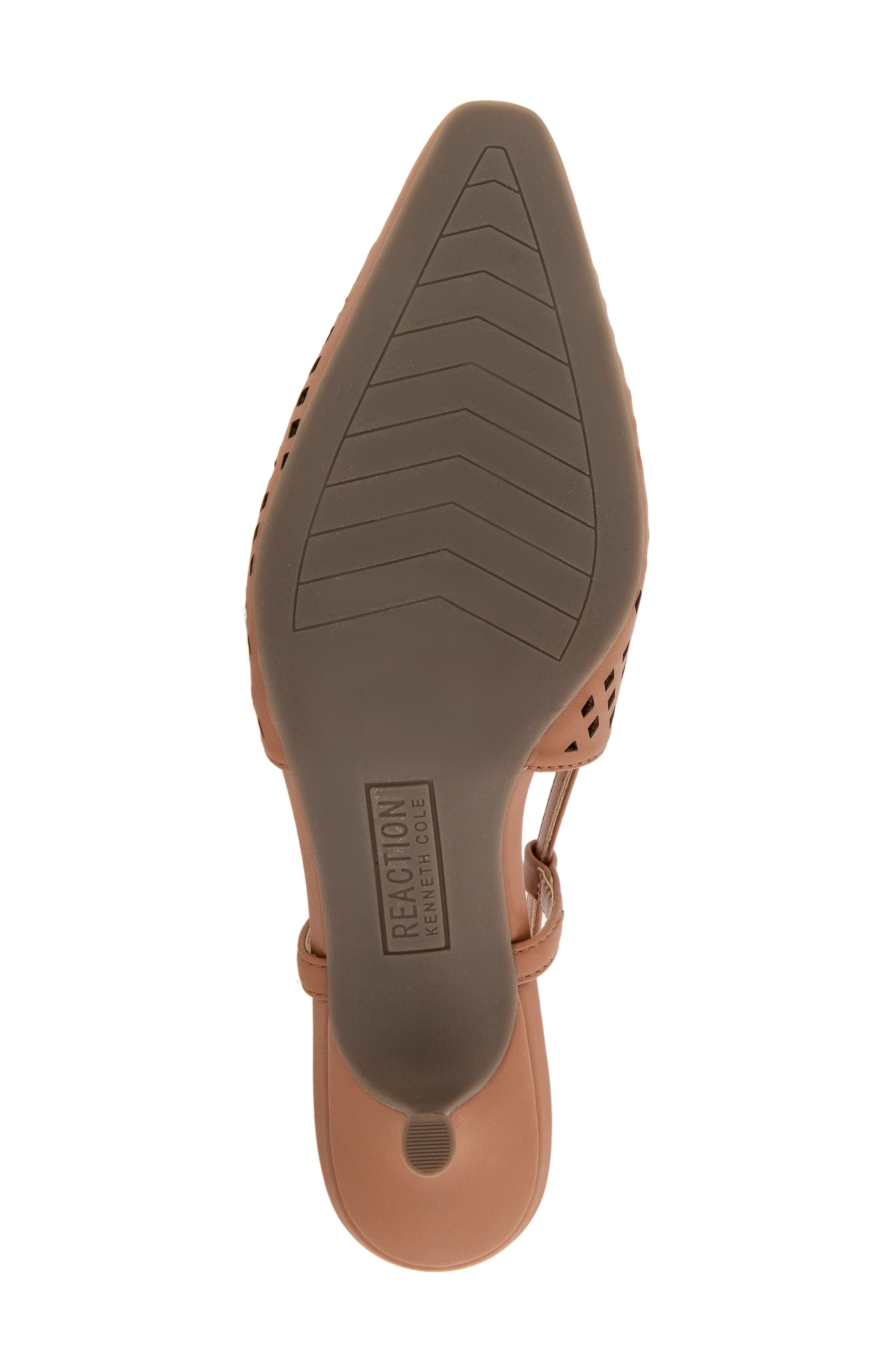 Reaction Kenneth Cole Maggie Perforated Slingback Pump, Alternate, color, Camel