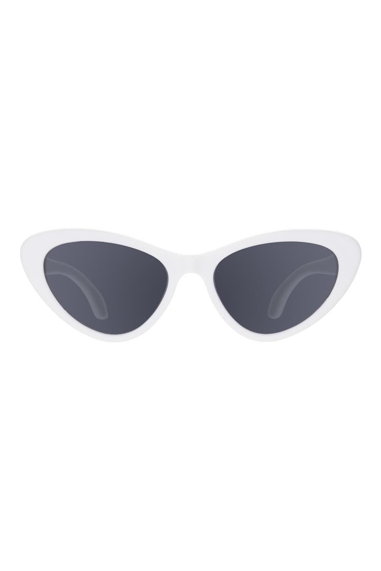 Kids' White Cat Eye Sunglasses, Alternate, color, WHITE