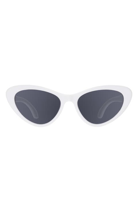 Kids' White Cat Eye Sunglasses
