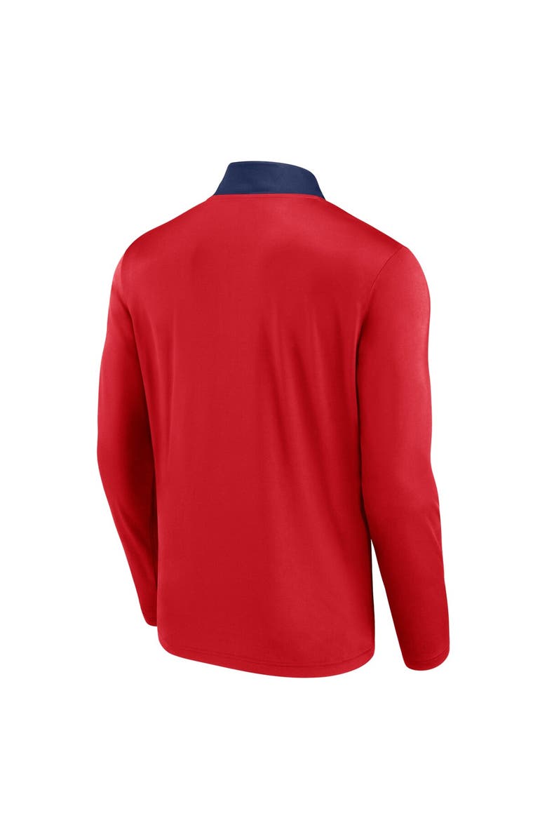 FANATICS Men's Fanatics Red Los Angeles Angels Unstoppable Quarter-Zip Top, Alternate, color, Red