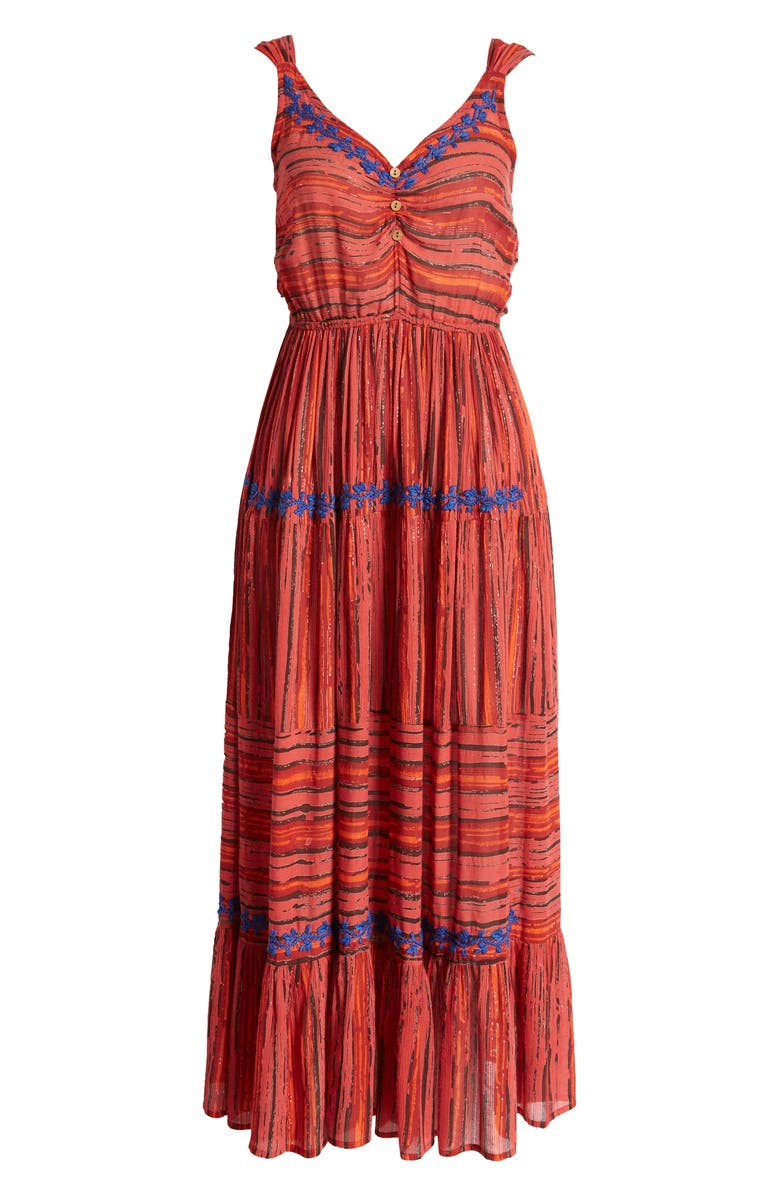 Raga Josefina Tiered Sleeveless Maxi Dress, Alternate, color,