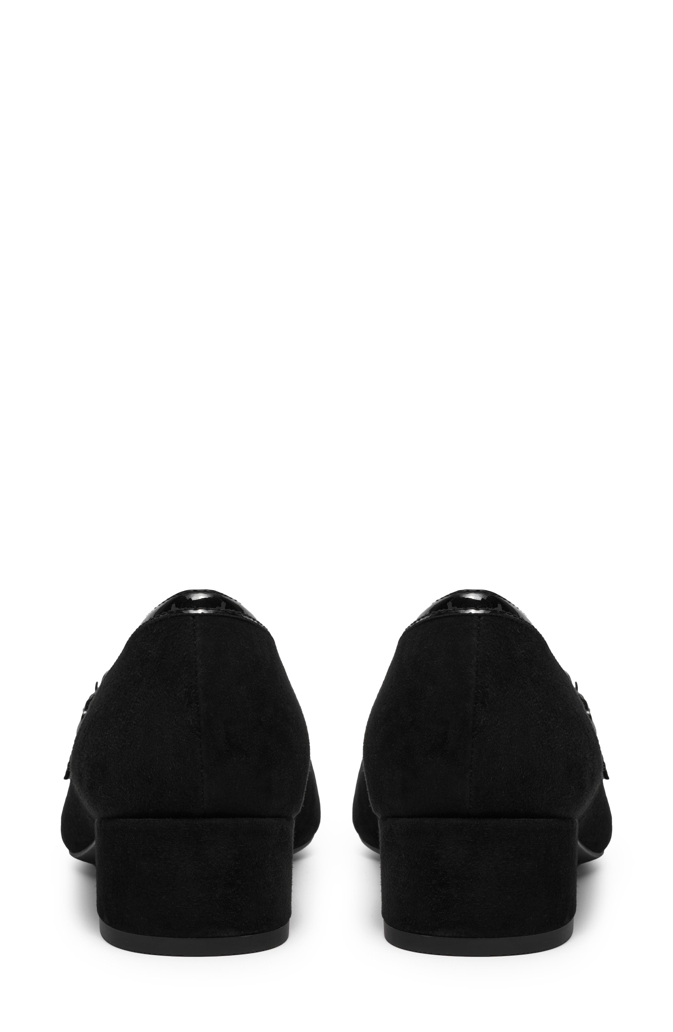 Crista Strap Leather Mary Jane Pump, Alternate, color, BLACK COMBI
