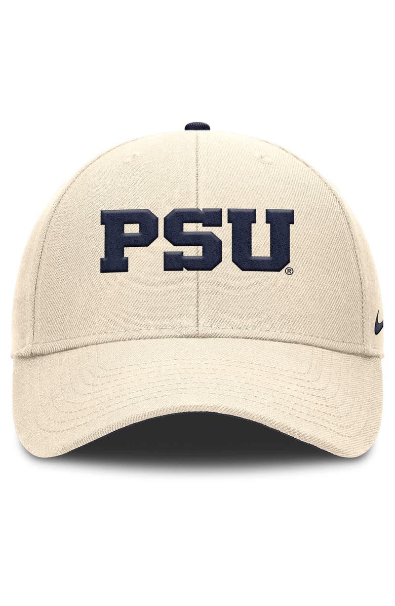 Nike Men's Nike Natural Penn State Nittany Lions Rise Primetime Performance Trucker Adjustable Hat, Alternate, color, Natural