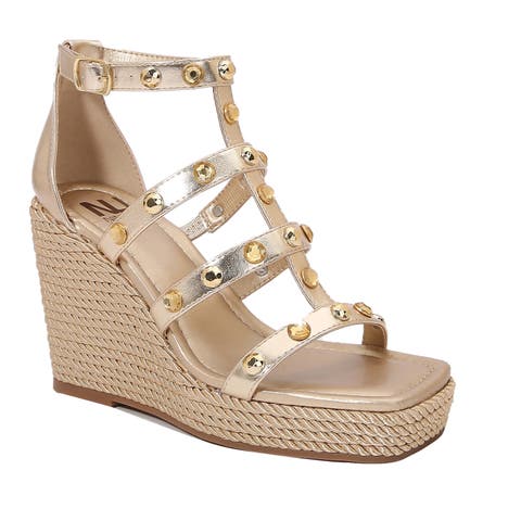 Jewel Multi Strap Wedge Sandal