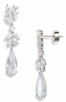 Nordstrom Marquise & Pear Cubic Zirconia Drop Earrings