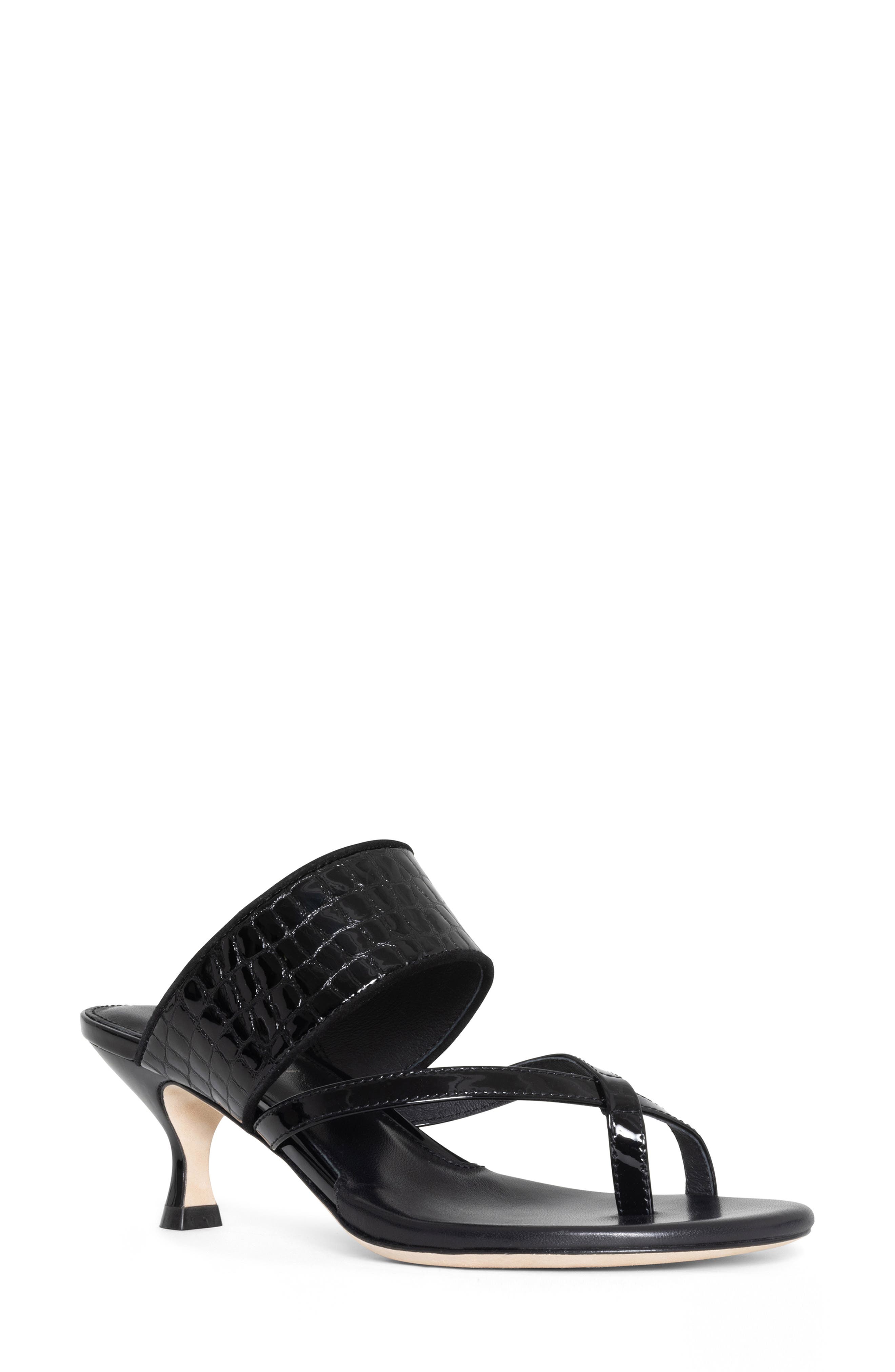 Donald Pliner Louka Kitten Heel Sandal, Main, color, Black
