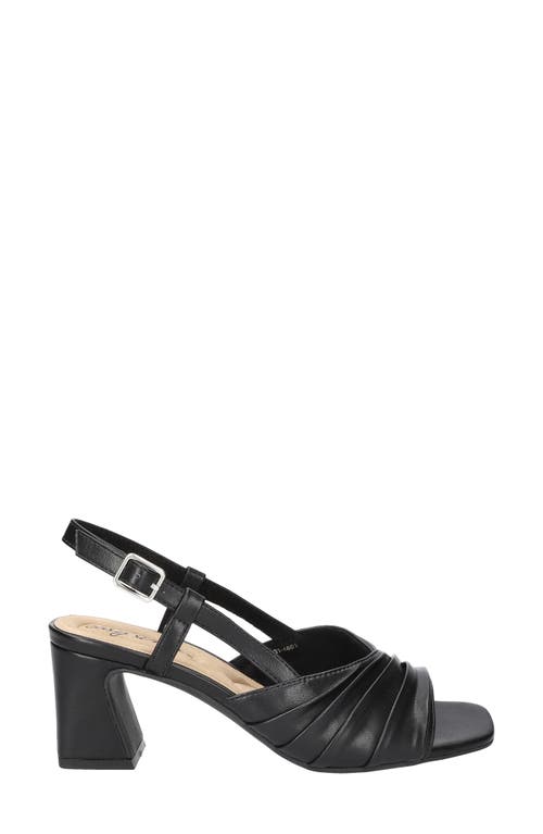 Shop Easy Street Lucie Slingback Sandal In Black