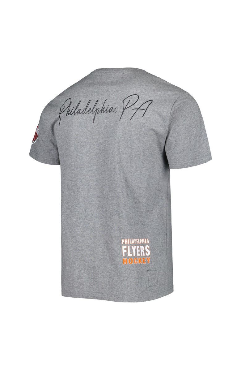 Mitchell & Ness Men's Mitchell & Ness Heather Gray Philadelphia Flyers City Collection T-Shirt, Alternate, color, Heather Gray