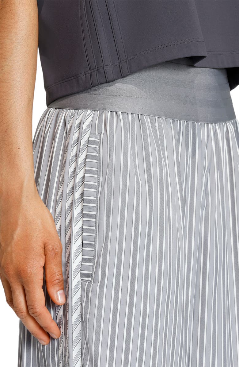 adidas Originals Stripe Wide Leg Pant, Alternate, color, Grey Three/ Utility Black