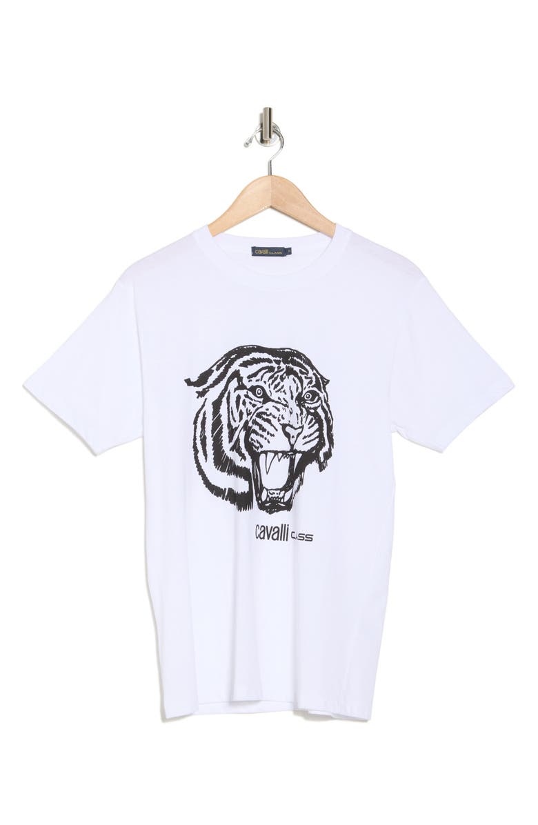 Cavalli Class Stretch Cotton Graphic T-Shirt, Alternate, color, 