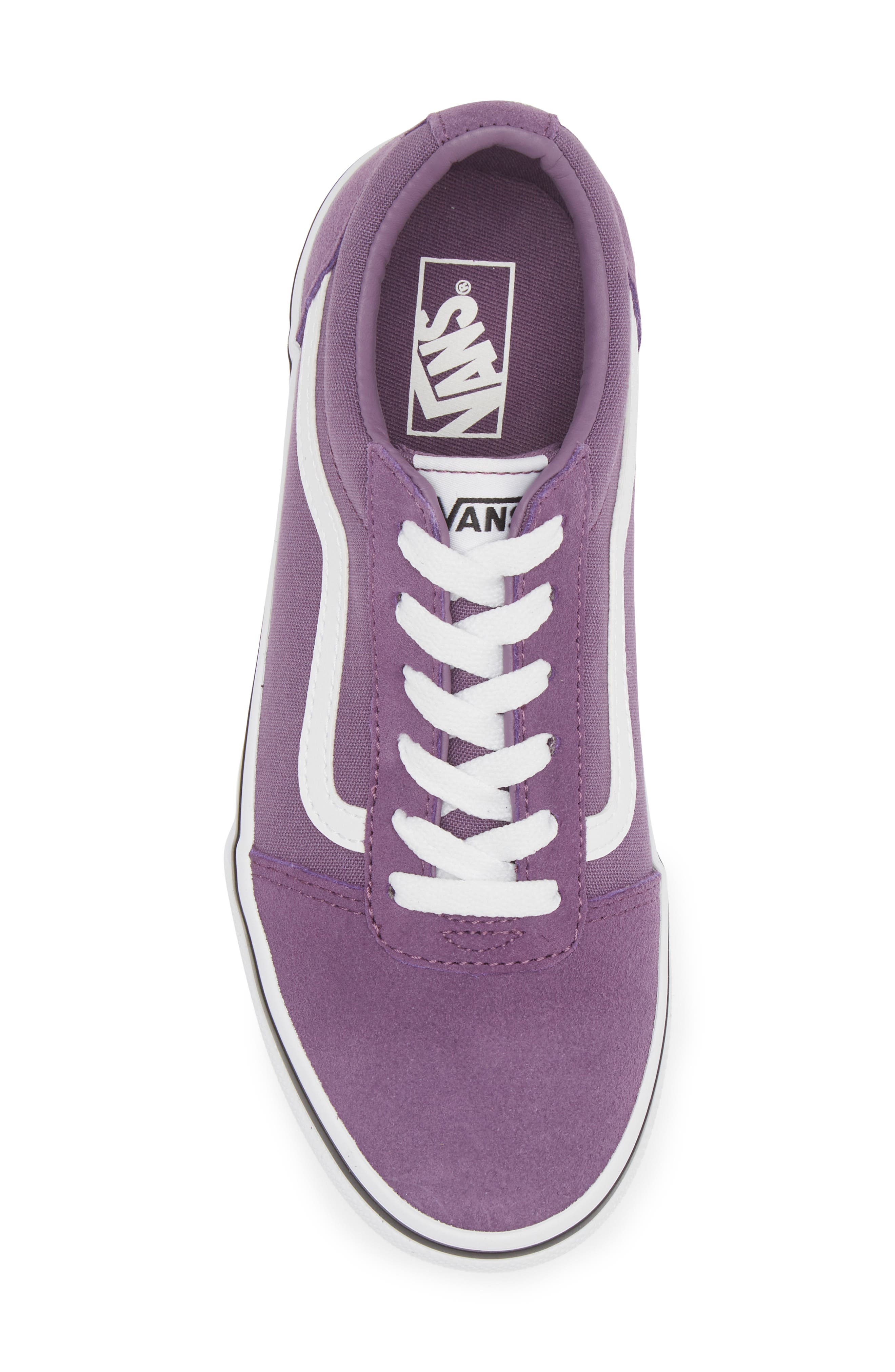 Kids' Ward Sneaker, Alternate, color, SUEDE/ CANVAS GRAPE JAM