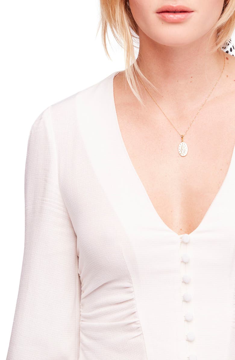 Free People Maise Top, Alternate, color, Ivory