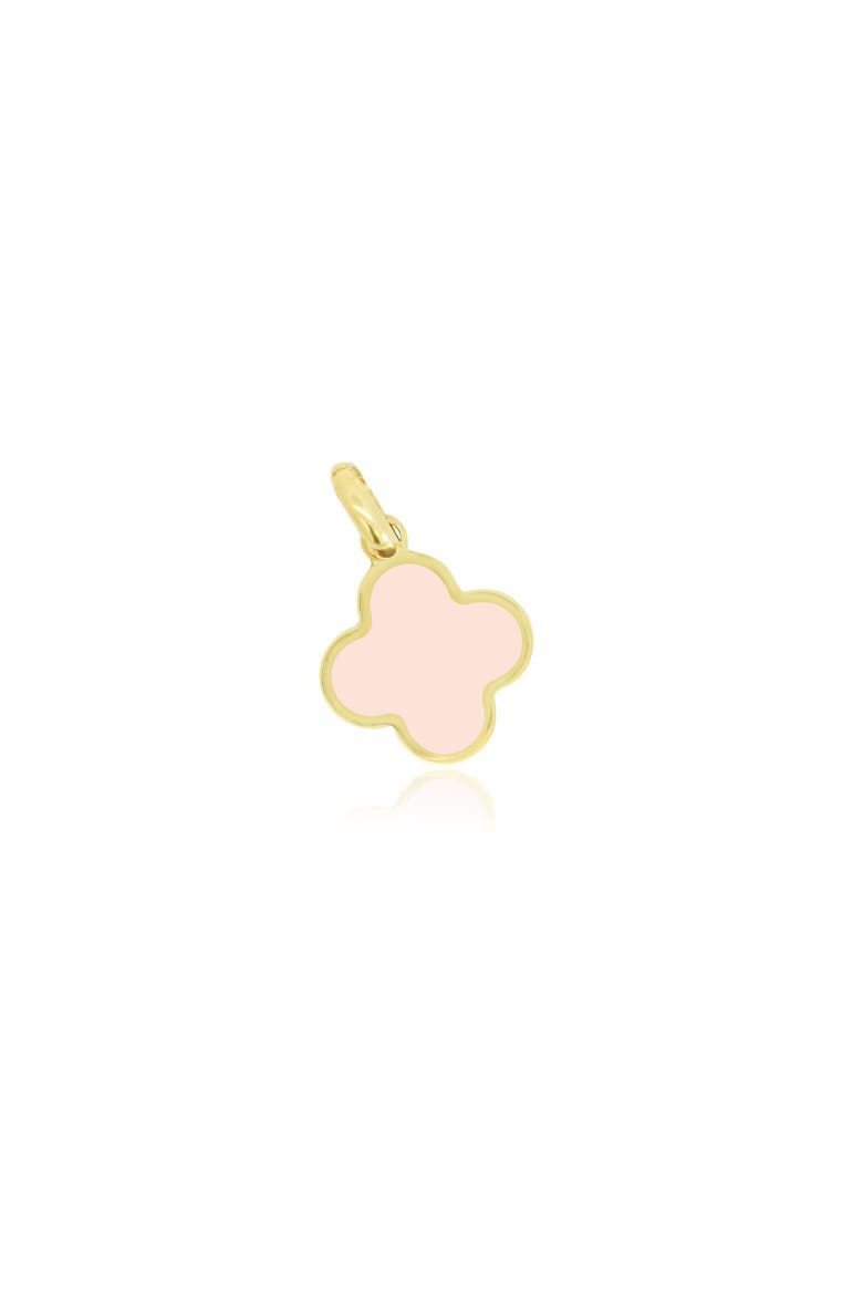 Pink Pearl Clover Charm, Main, color, Pink Pearl