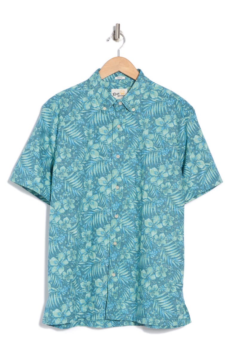 Reyn Spooner Hau Hele Classic Fit Short Sleeve Shirt, Alternate, color, Balsam