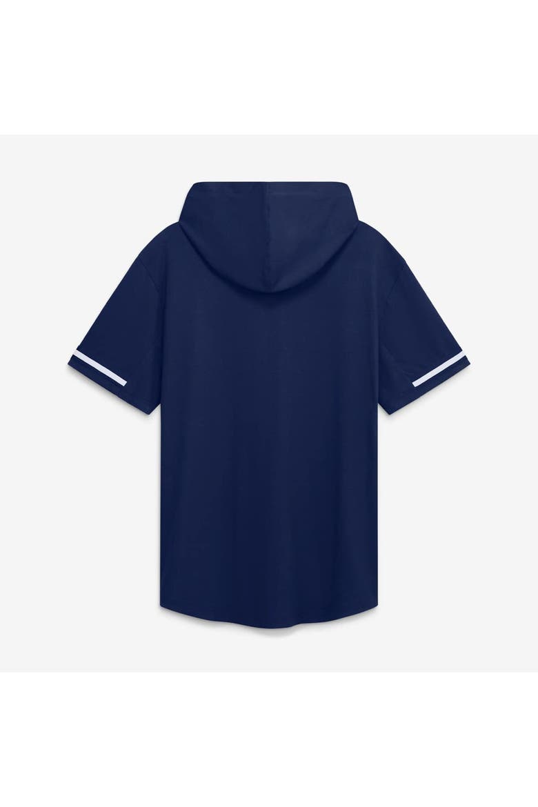 Men's Fanatics Navy New York Yankees Optimal Play Hooded T-Shirt, Alternate, color, Navy