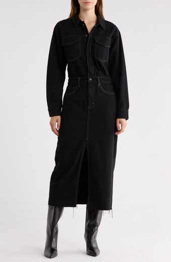 Amira Long Sleeve Denim Midi Dress