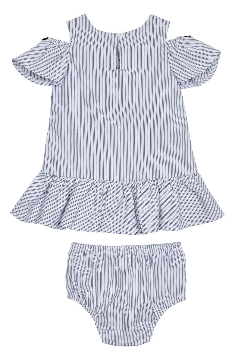 Habitual Kids Stripe Ruffle Dress, Alternate, color, 