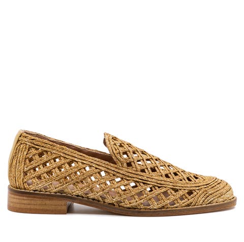 Elisa Raffia Loafer