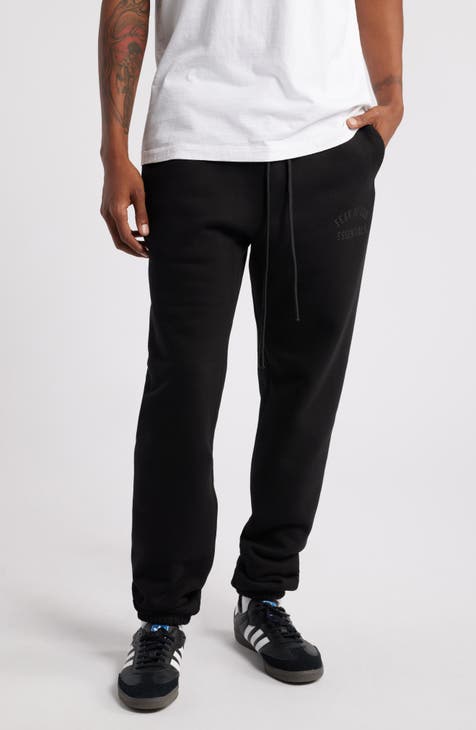 Essentials joggers black sale