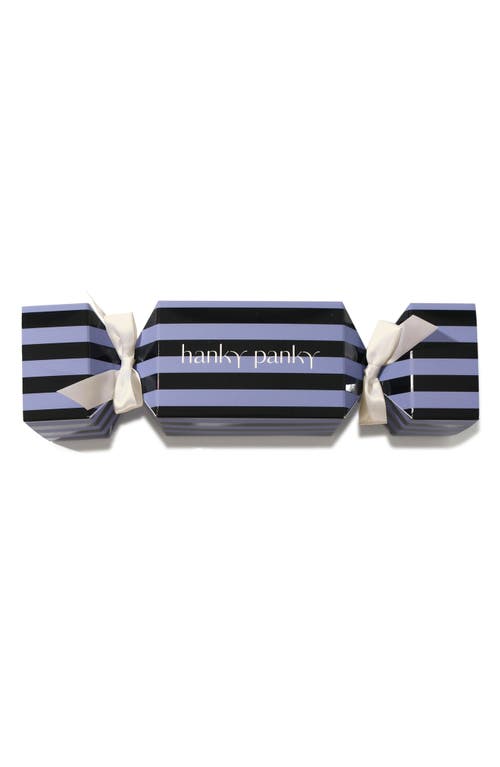 Hanky Panky Holiday Cracker Assorted 3-pack Original Rise Thongs In Pink