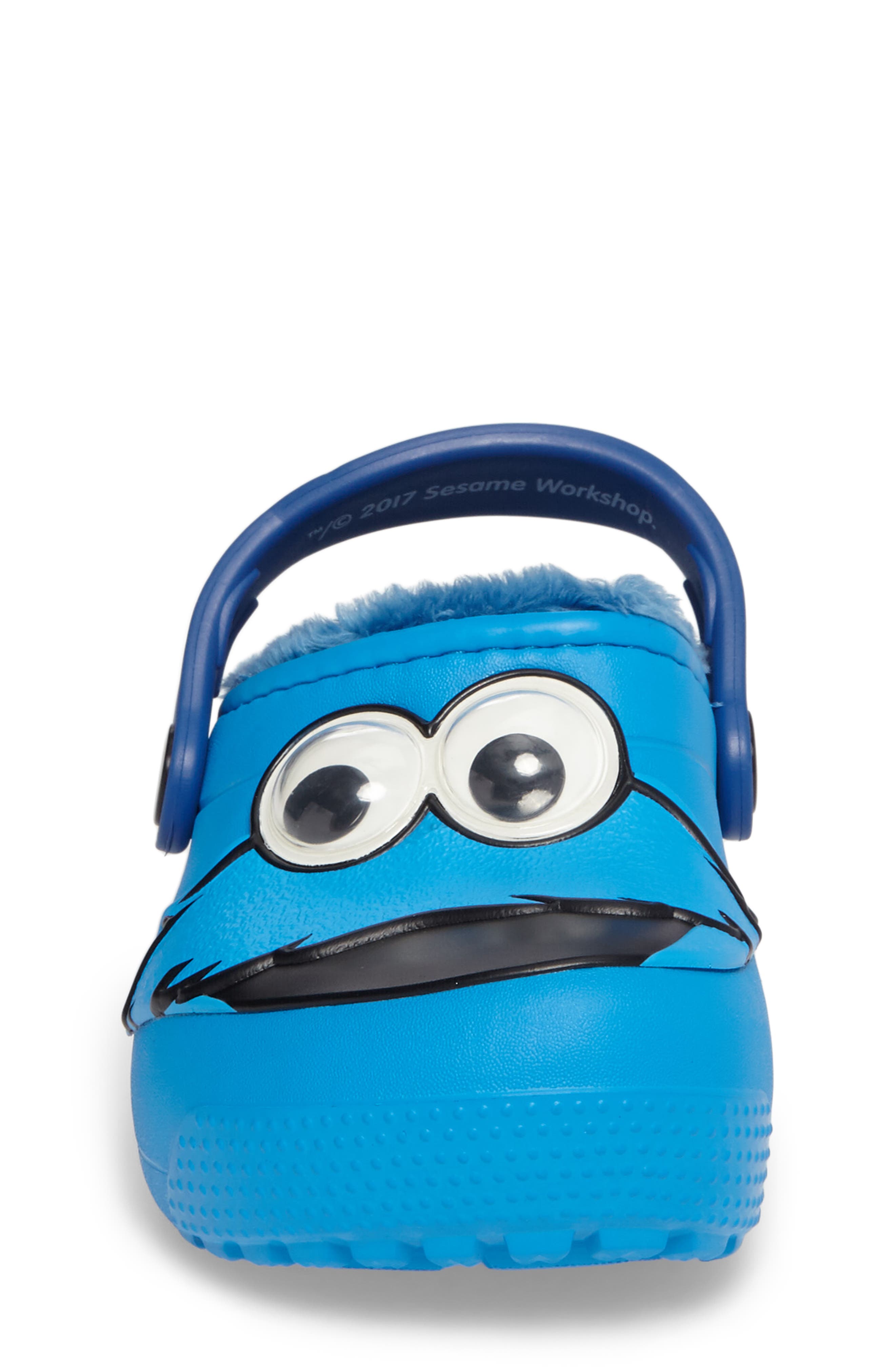 CROCS <sup>™</sup> Fun Lab Faux Fur Cookie Monster Clog, Alternate, color, 