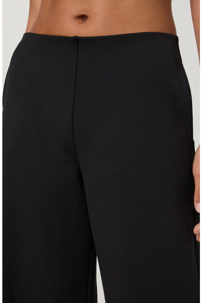 Galaxy High Waist Wide Leg Pants, Alternate, color, BLACK
