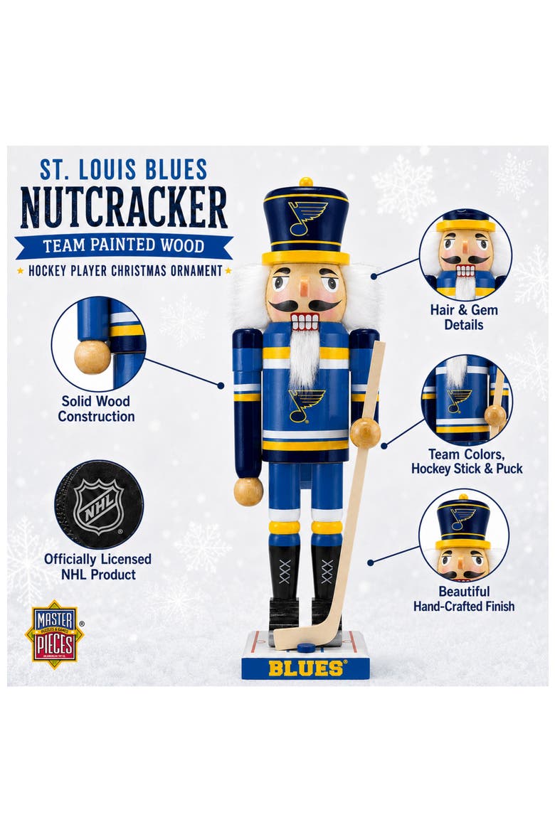 St. Louis Blues Collectible Nutcracker, Alternate, color, Multicolor