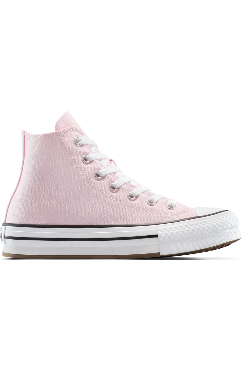Converse Kids' Chuck Taylor All Star EVA Lift Canvas High Top Platform Sneaker, Alternate, color, Sugar Berry/ White