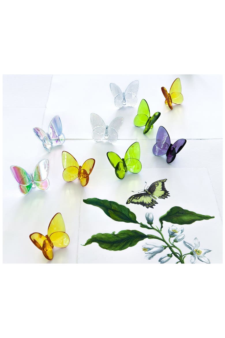Lucky Lead Crystal Butterfly, Alternate, color, PEONY PINK