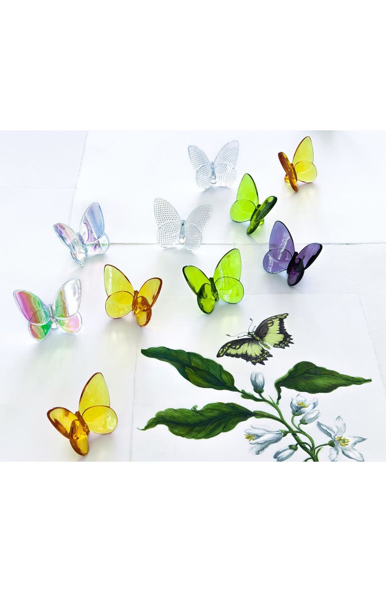 Baccarat Lucky Lead Crystal Butterfly, Alternate, color,