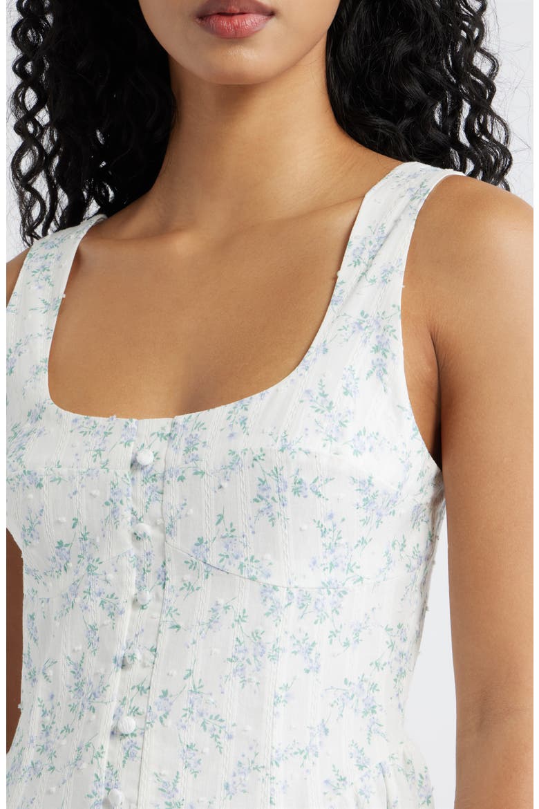 Rebecca Tank Minidress, Alternate, color, MINT/ BLUE MULTI