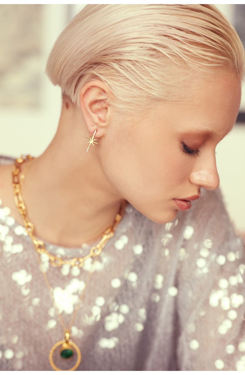 Ottoman Hands Northern Star Stud Earrings, Alternate, color, 