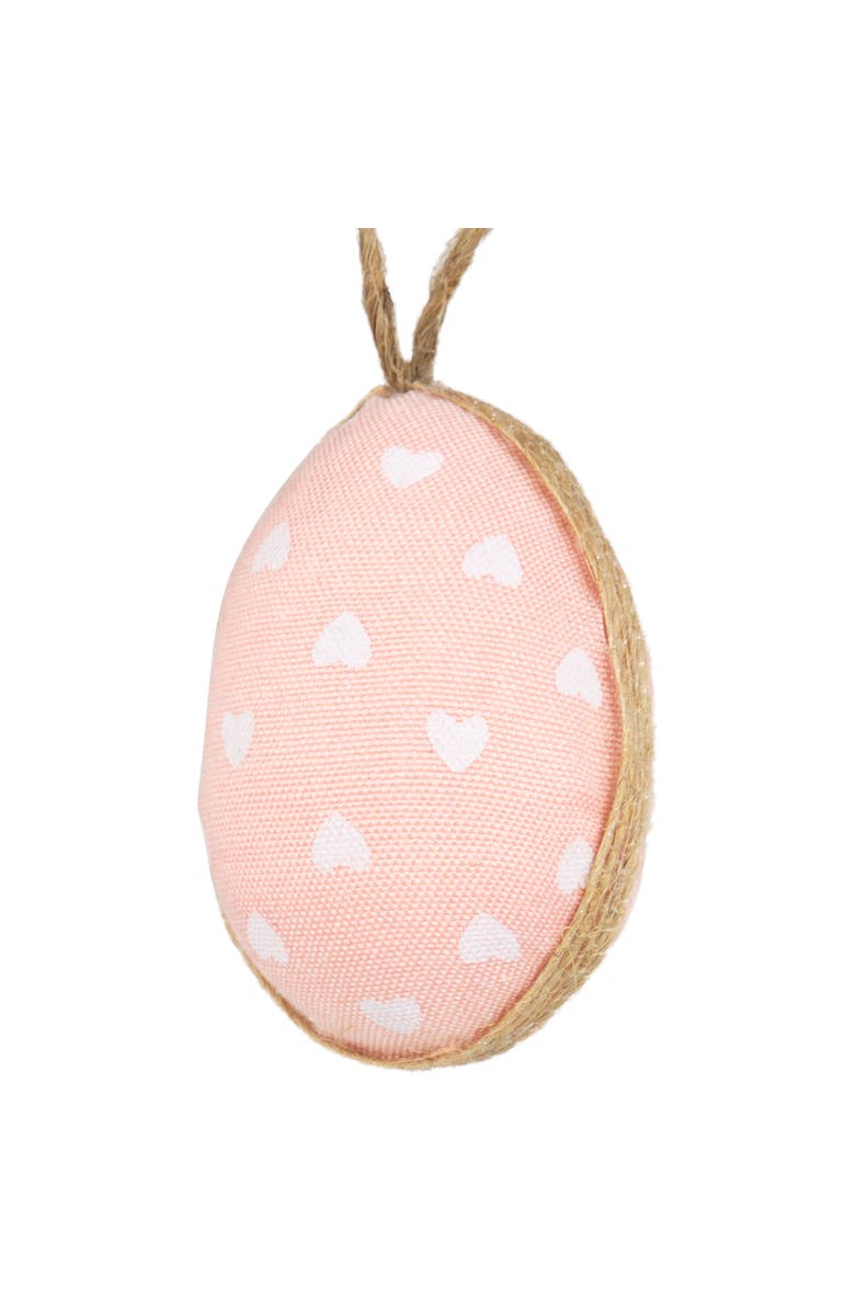 Northlight Fabric Pastel Easter Egg Ornament Decorations - 5.75" - Set of 6, Alternate, color, Green