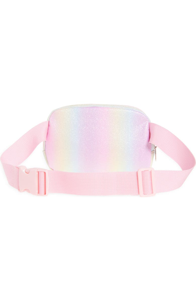 Capelli New York Kids' Ombrè Glitter Crossbody Bag, Alternate, color, Pink Pale Multi