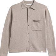 MERZ B SCHWANEN Relaxed Fit Merino Wool, Silk & Cashmere Cardigan