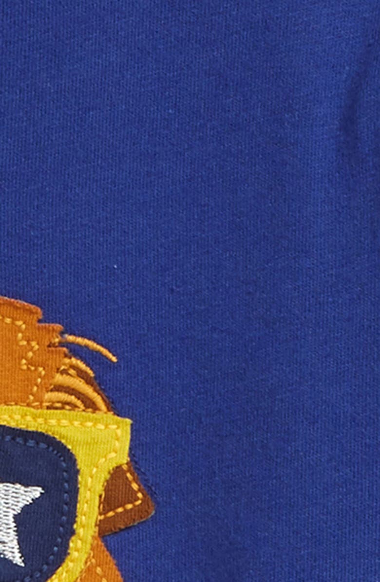 Mini Boden Skateboarding Hamster Appliqué Long Sleeve T-Shirt, Alternate, color, 