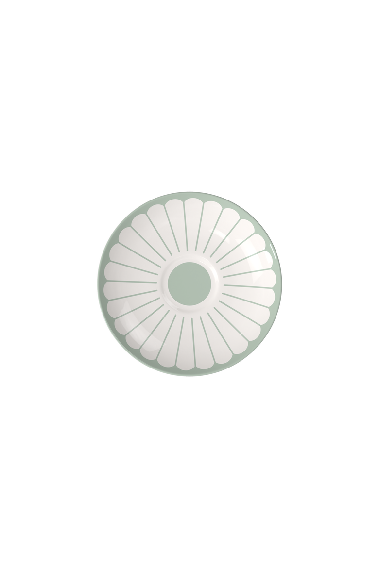 Fleur Vert Coffee Cup Saucer, Main, color, Green