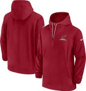 Nike Men's Nike Cardinal Arizona Cardinals Sideline Half-Zip Hoodie