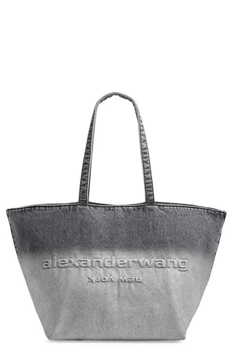 Punch Dip Coated Denim Tote