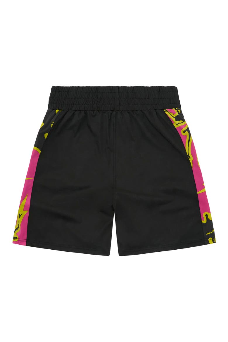 UDO Boxing Shorts, Alternate, color, BLACK FUCHSIA BEETLE