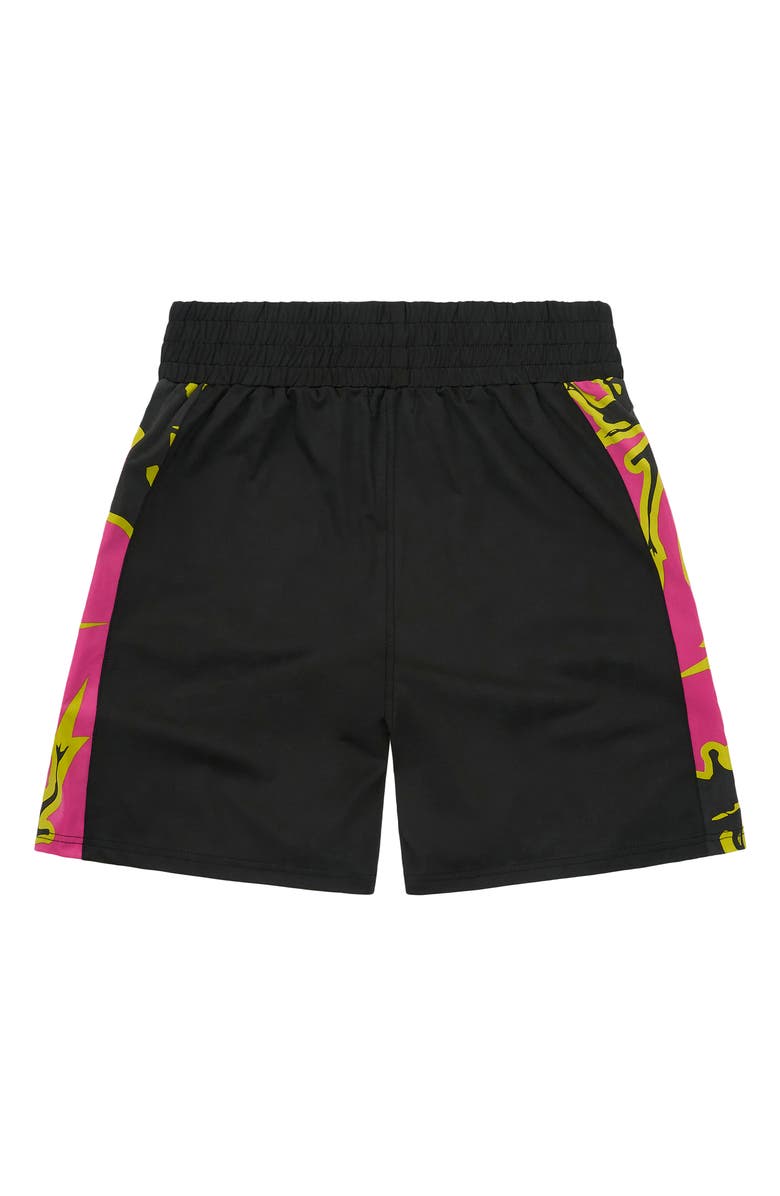 RtA UDO Boxing Shorts, Alternate, color, Black Fuchsia Beetle