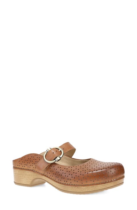 Blaire Perforated Mary Jane Clog (Women)