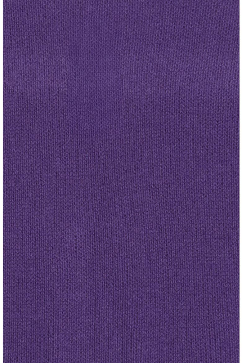 Cashmere Knit Wrap Scarf, Alternate, color, SK PURPLE