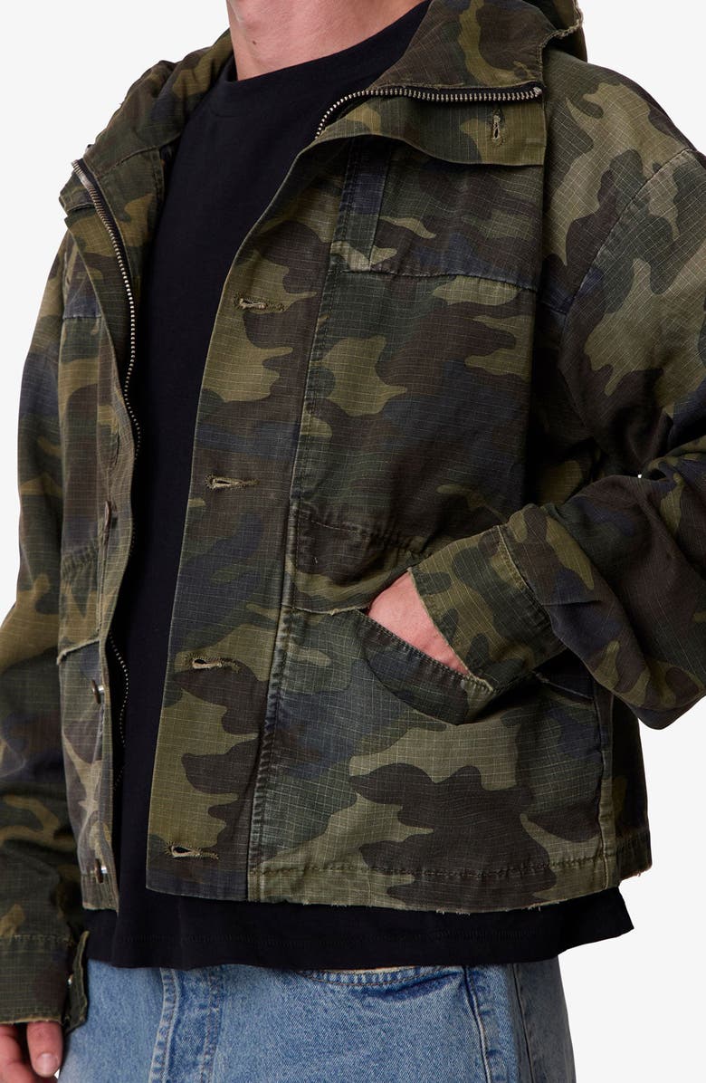 mnml Ripstop Hooded Jacket, Alternate, color,