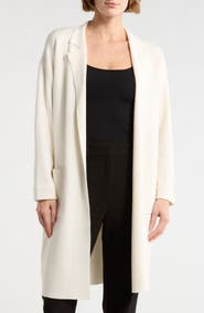 MAX STUDIO Patch Pocket Long Cardigan
